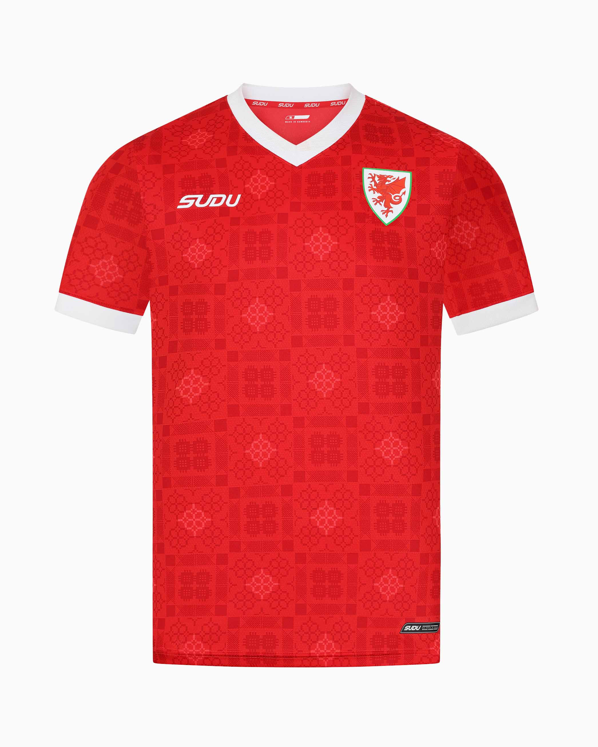 Wales SUDU Home Kit 2026-28 maglia gara pro uomo rossa