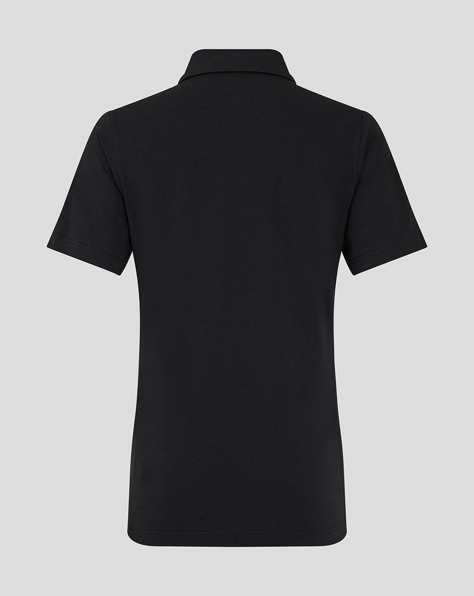 Twente Travel Travel Polo polo donna nera traspirante