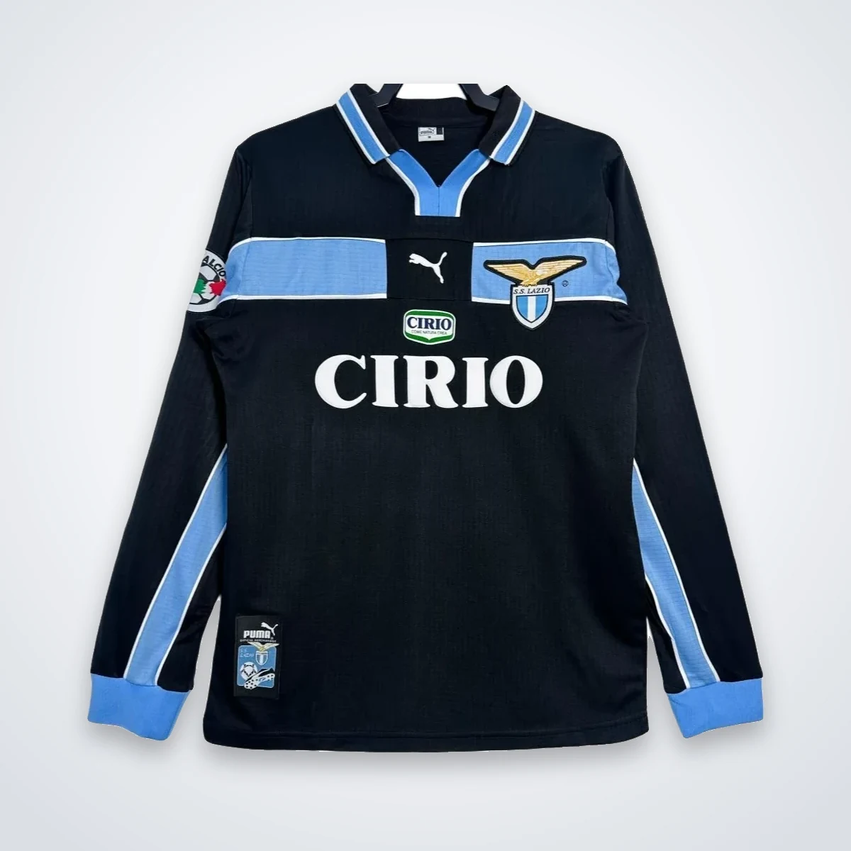Tifoso Store Maglie da Calcio Lazio 1998/99 seconda maglia nera ML
