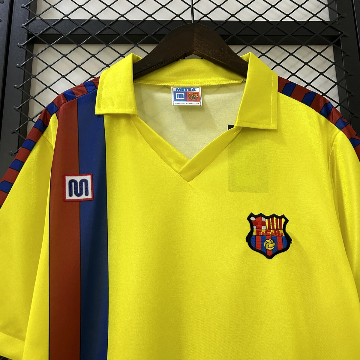 Maglia Barcellona Gialla Retro 1982/83 tifoso