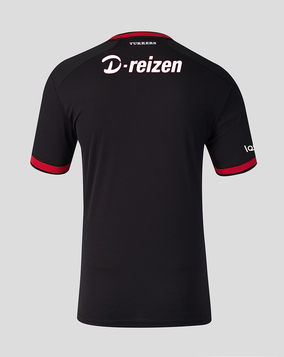 Twente Uitshirt 26/27 maglia uomo nera seconda maglia