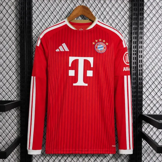 Bayern Monaco 2026/27 Home maglia manica lunga versione Fan