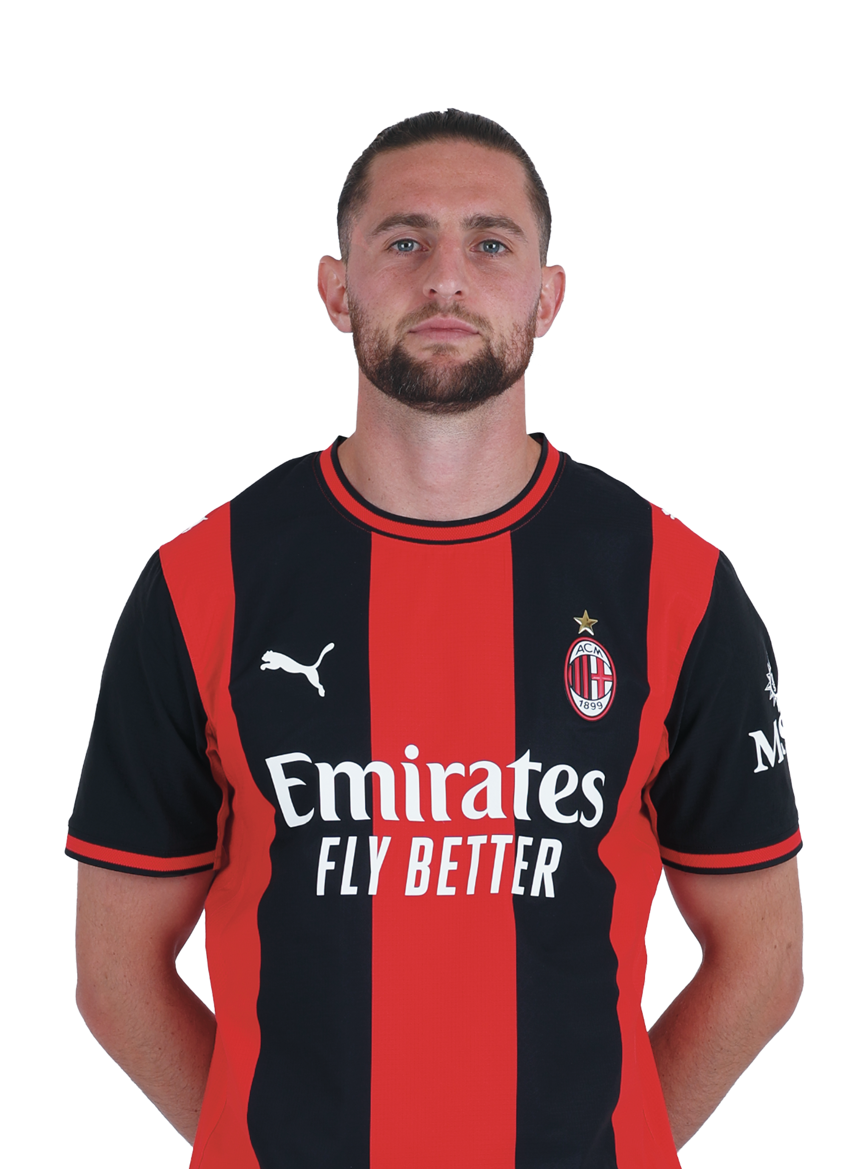 AC Milan Kit Gara Milan maglia Rabiot 12 uomo rossonera