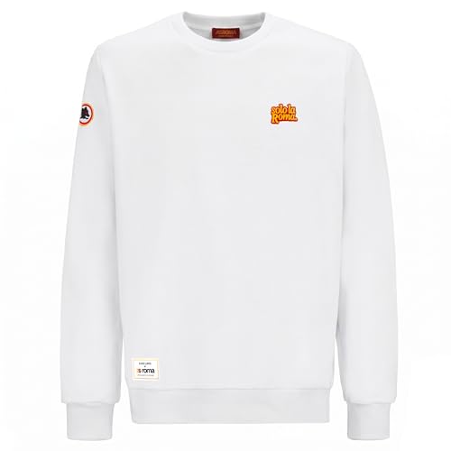 Roma Fanshop Solo la Roma Felpa Unisex Bordeaux Nero