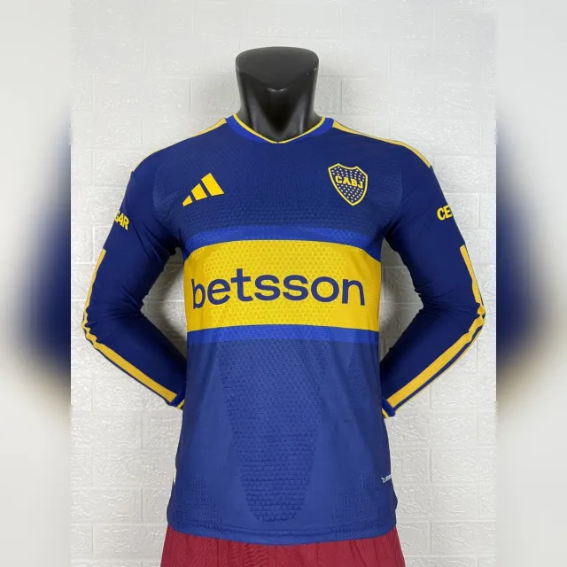 Prima Maglia Boca Juniors 2026/27 manica lunga giocatore blu