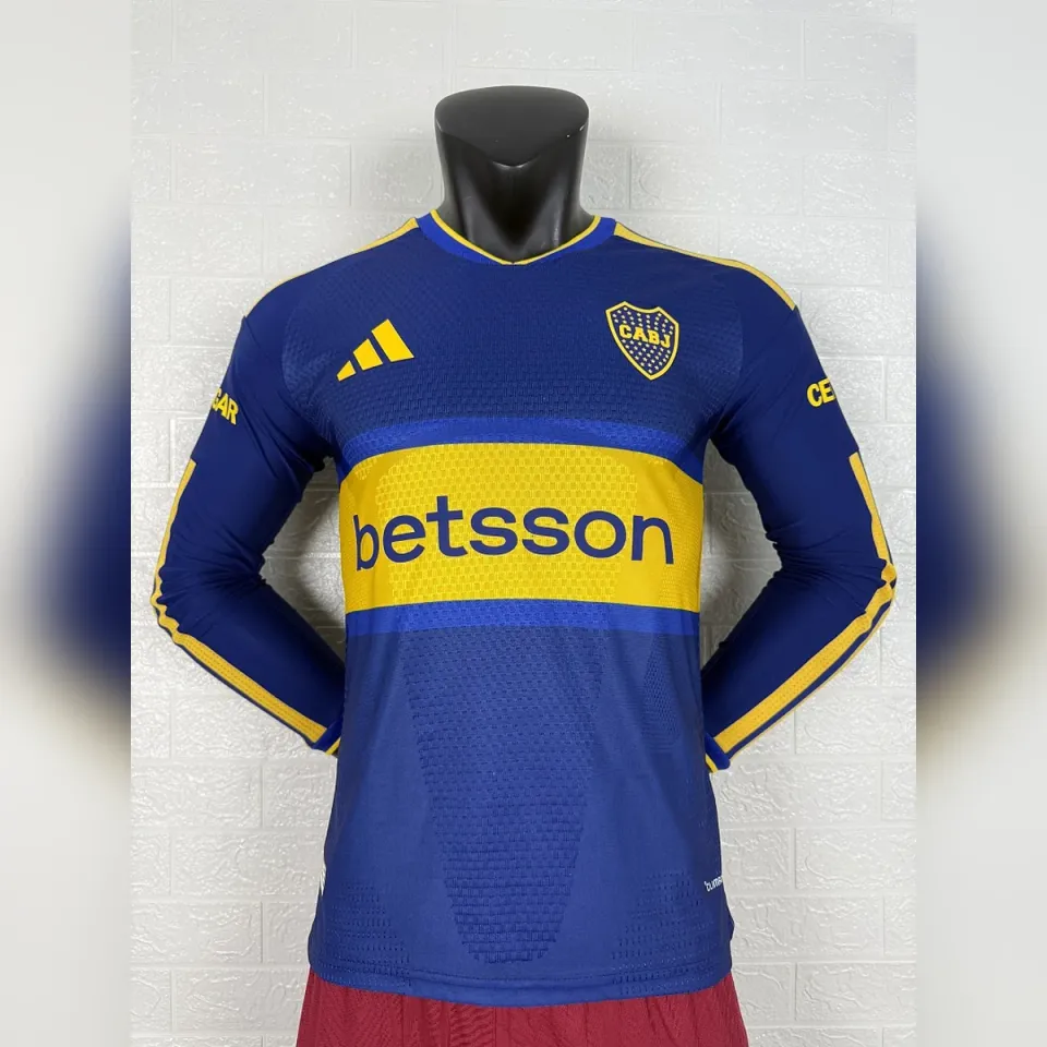 Prima Maglia Boca Juniors 2026/27 manica lunga giocatore blu