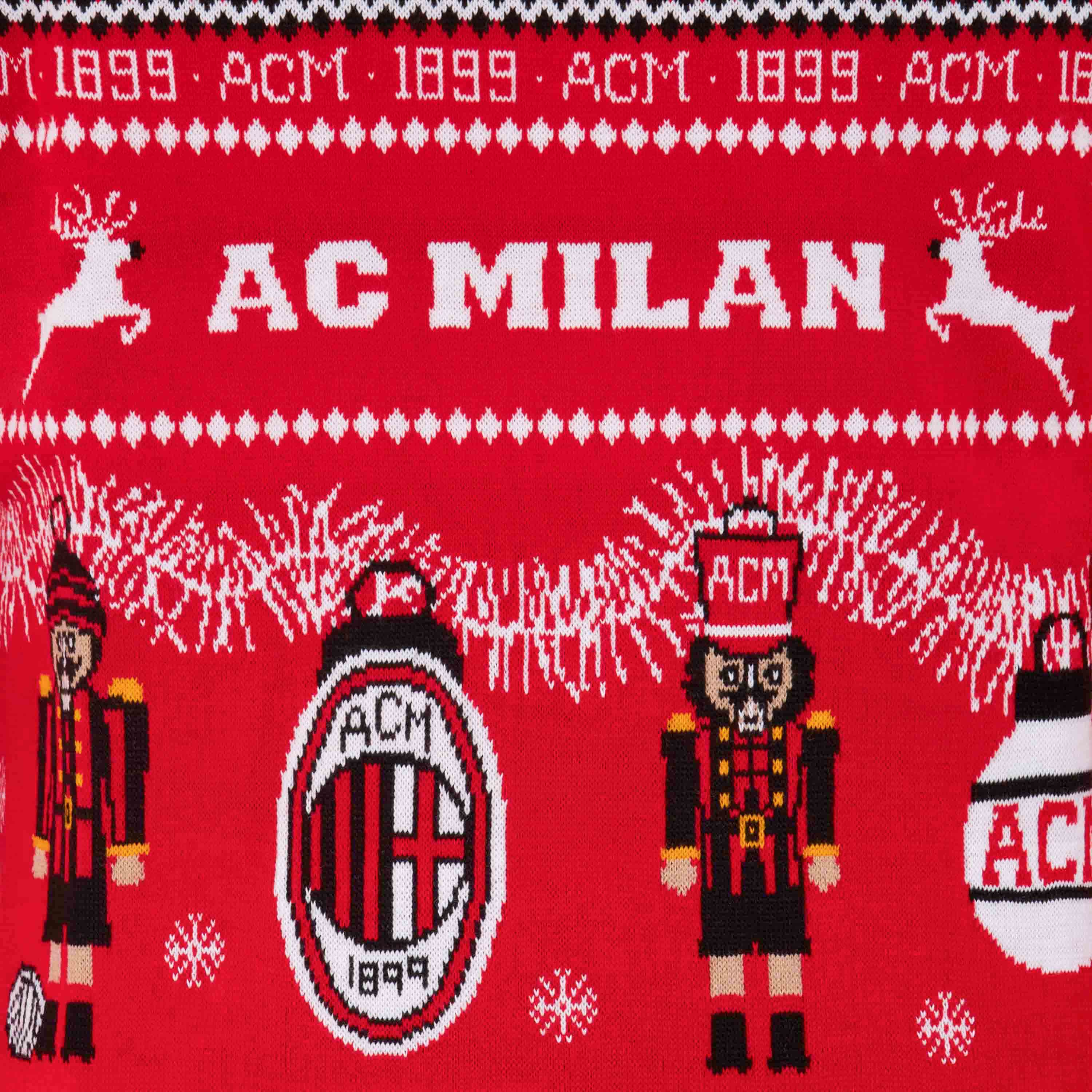 AC Milan Christmas Jumper felpa natalizia uomo M
