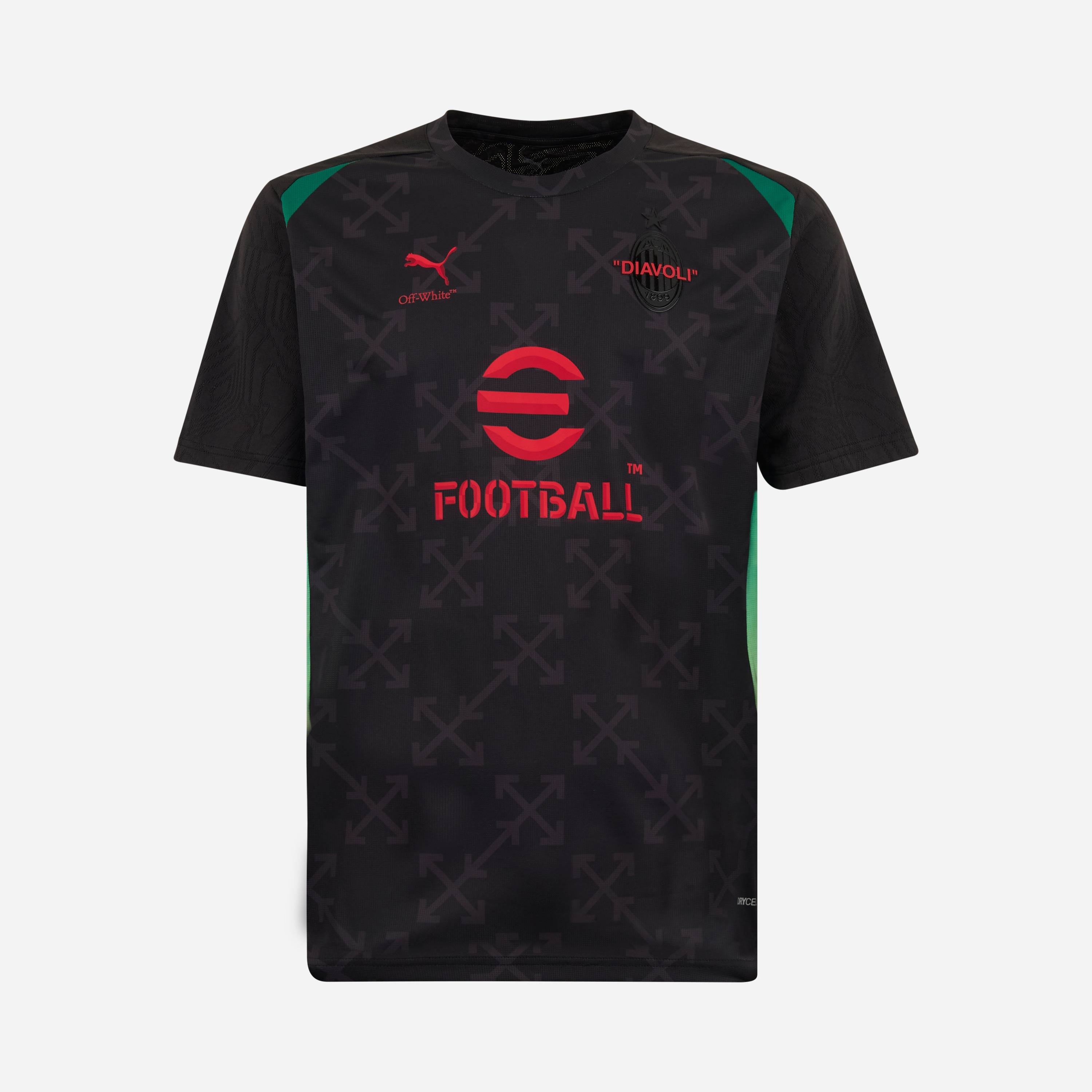 AC Milan x Off-White Prematch maglietta uomo 2024/25