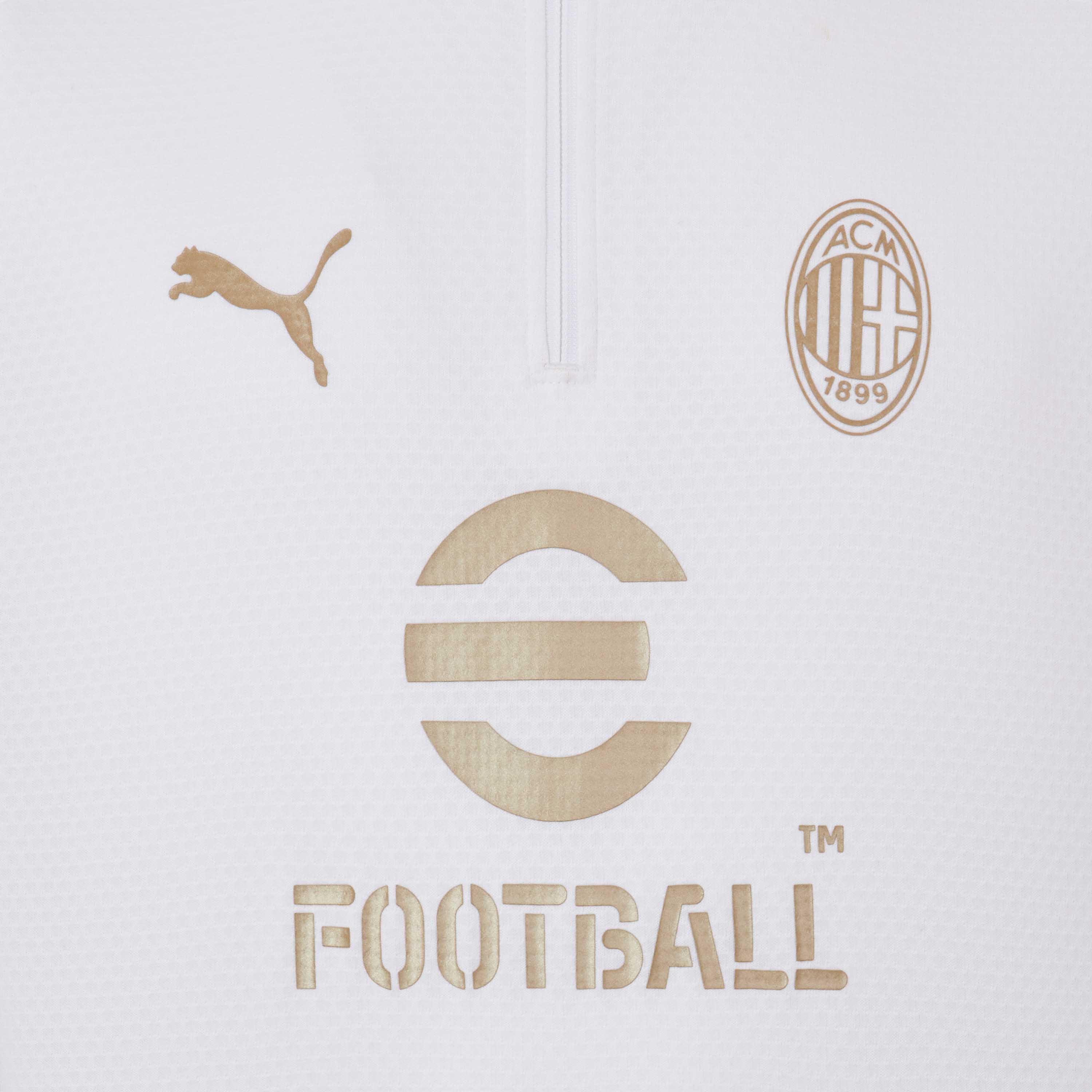 AC Milan Allenamento Training 2024/25 felpa 1/4 zip slim