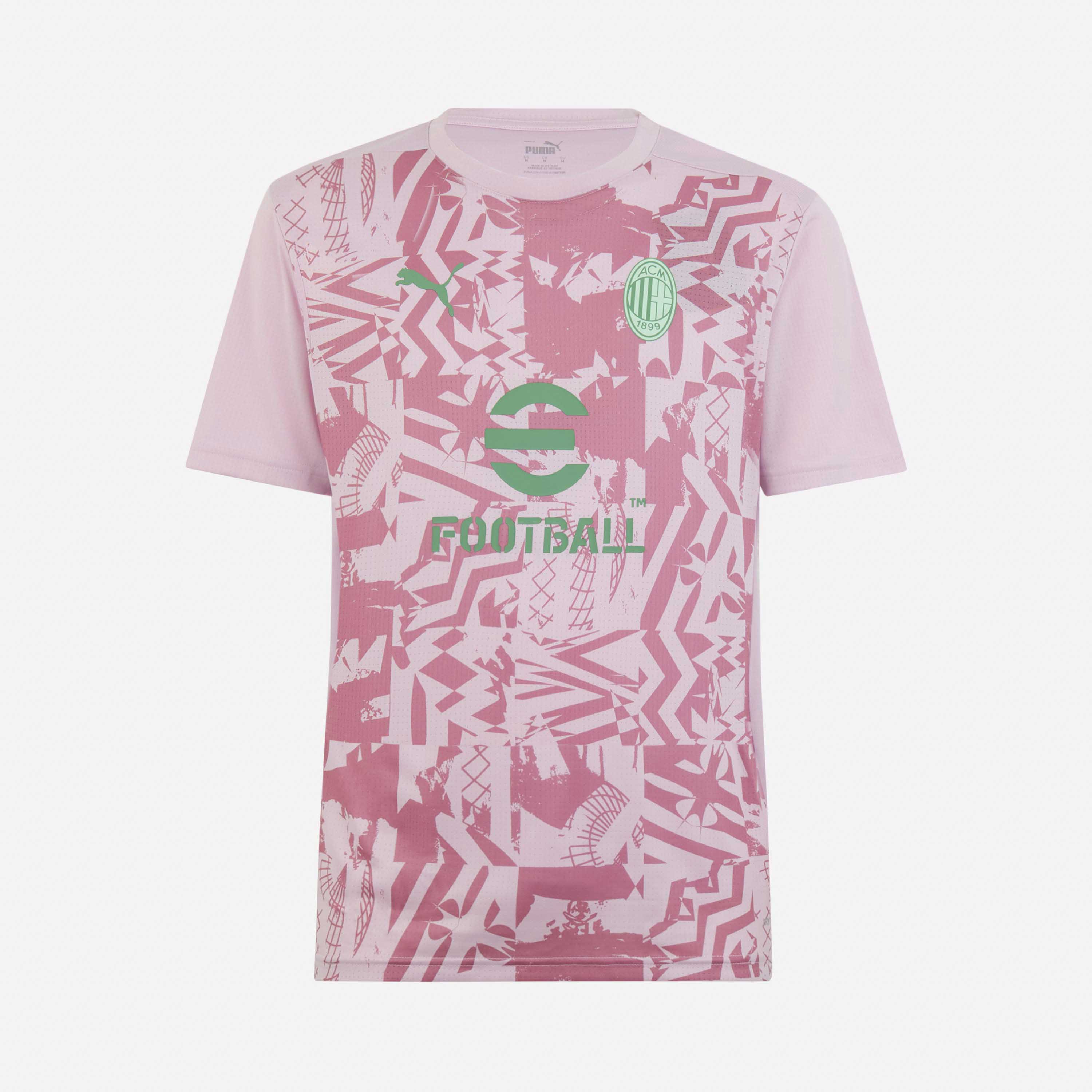 AC Milan Prematch T-Shirt 2024/25 Maglia Uomo Traspirante