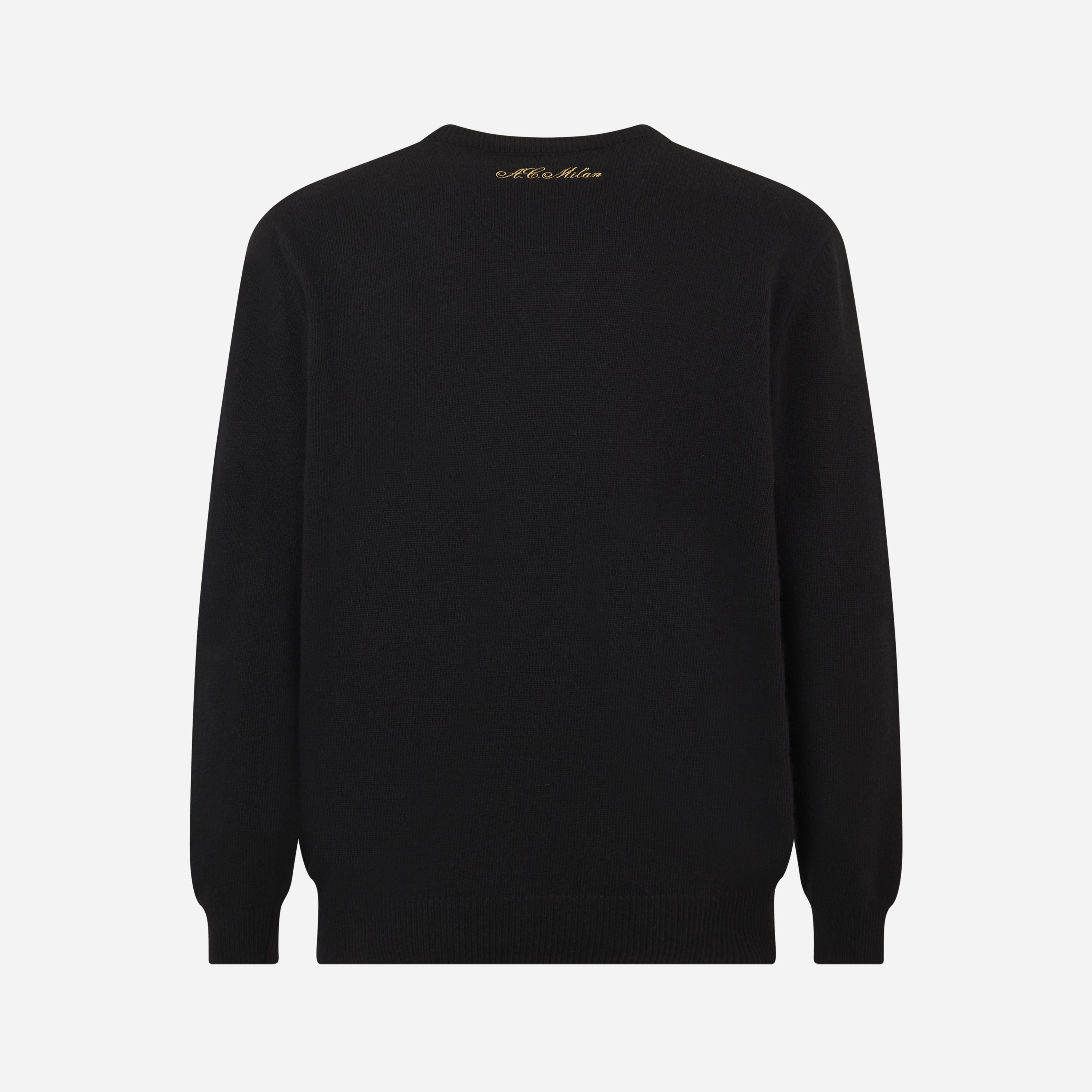 AC Milan Club 1899 maglione nero lana cashmere