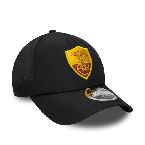 Roma Fanshop AS Roma Poly Apex Cappello Nero New Era