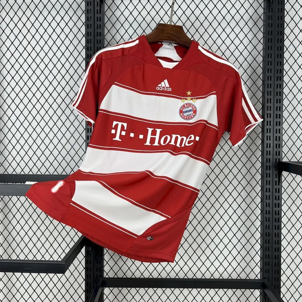 Tifoso Store Maglie da Calcio Bayern Monaco 2007/08 maglia rossa