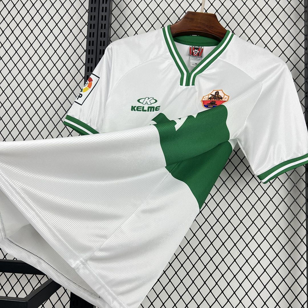 Elche 2000/01 seconda maglia retro verde trasferta