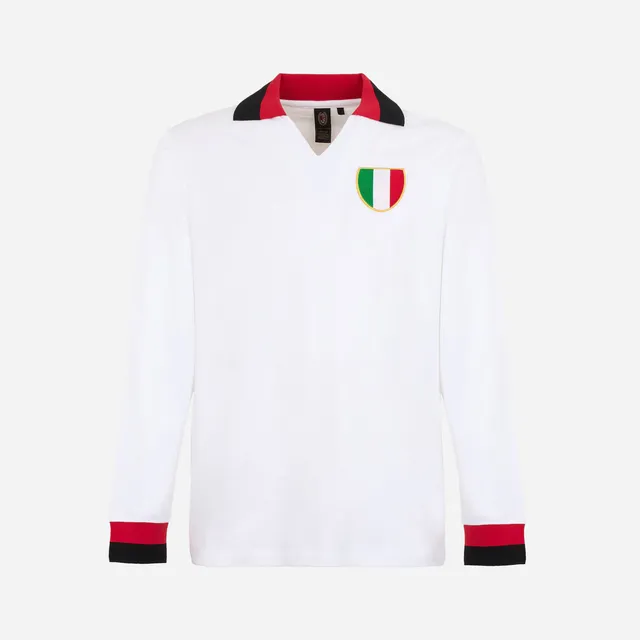 Milan Historical Home Jersey 1963 maglia retro bianca