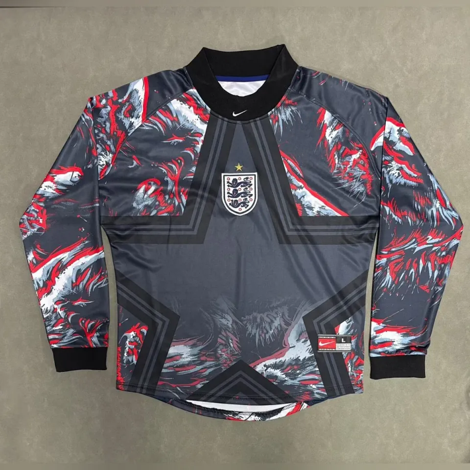 Tifoso Store Inghilterra 2026/27 maglia manica lunga grafica rossa