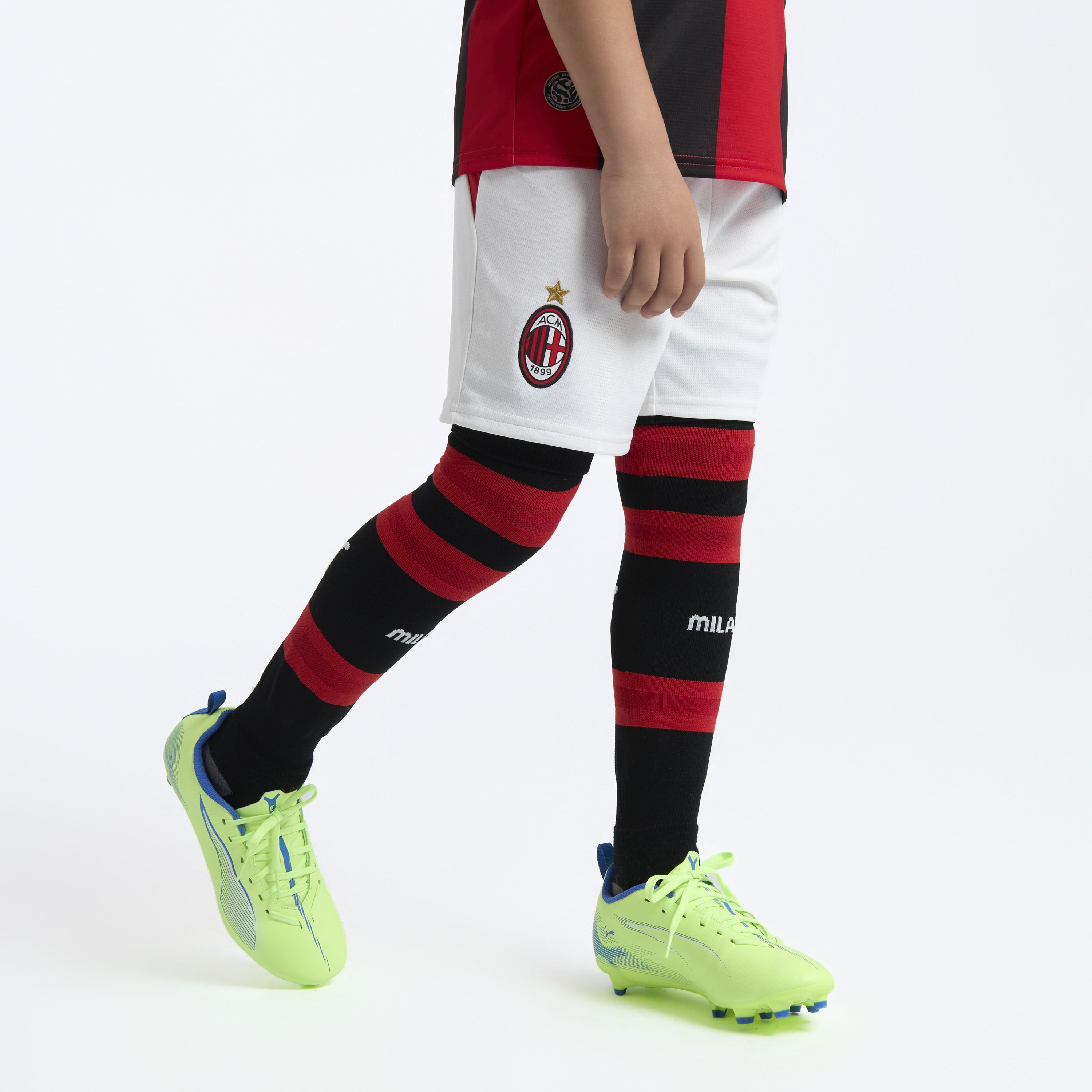 AC Milan Kit Gara Milan pantaloncini home 2026/27 bambino bianchi