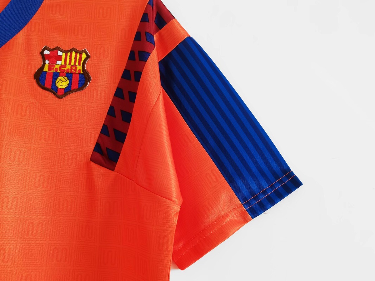 Tifoso Store Maglie da Calcio Barcellona 1991/92 seconda maglia corallo