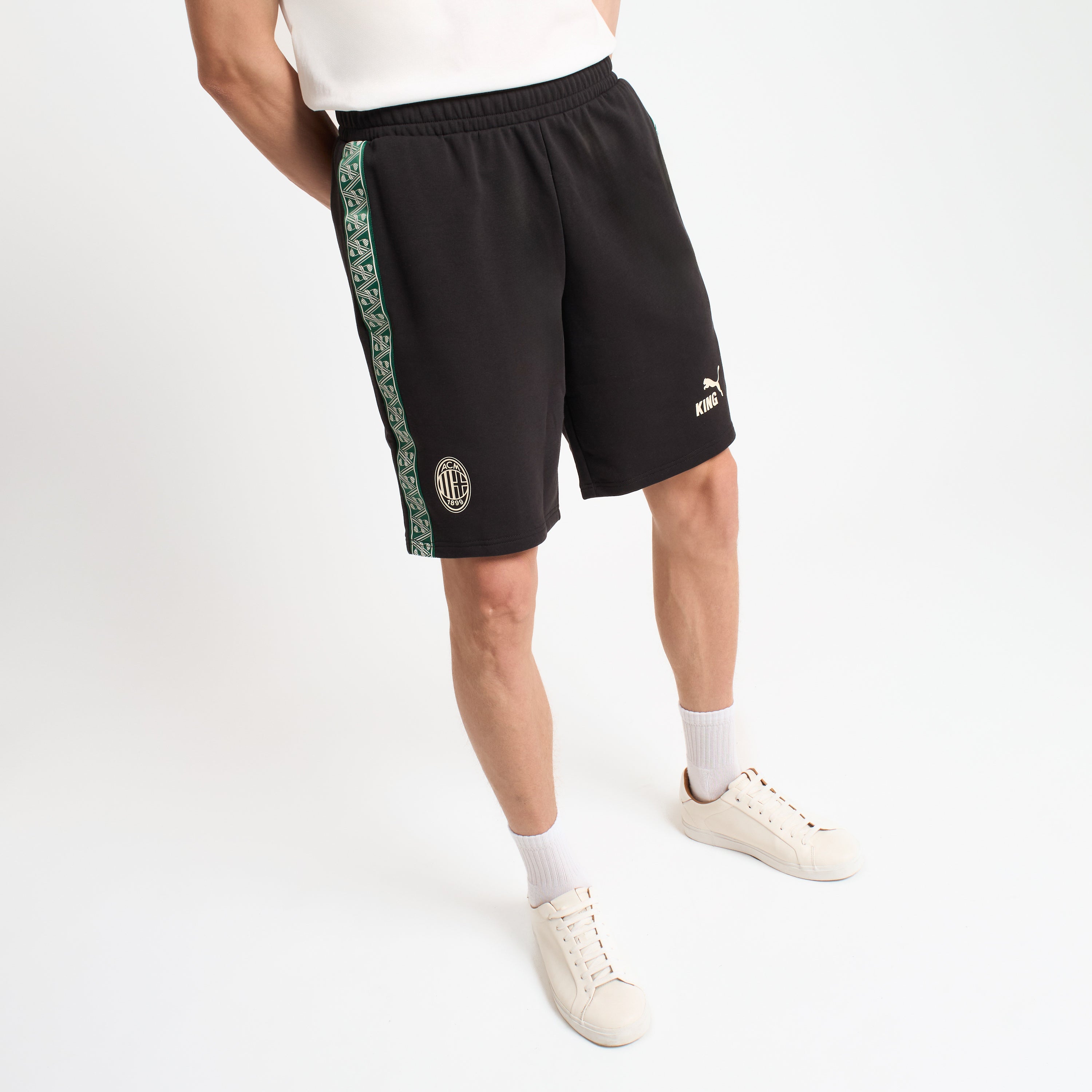 AC Milan King Collection Shorts Pantaloncini Neri Uomo