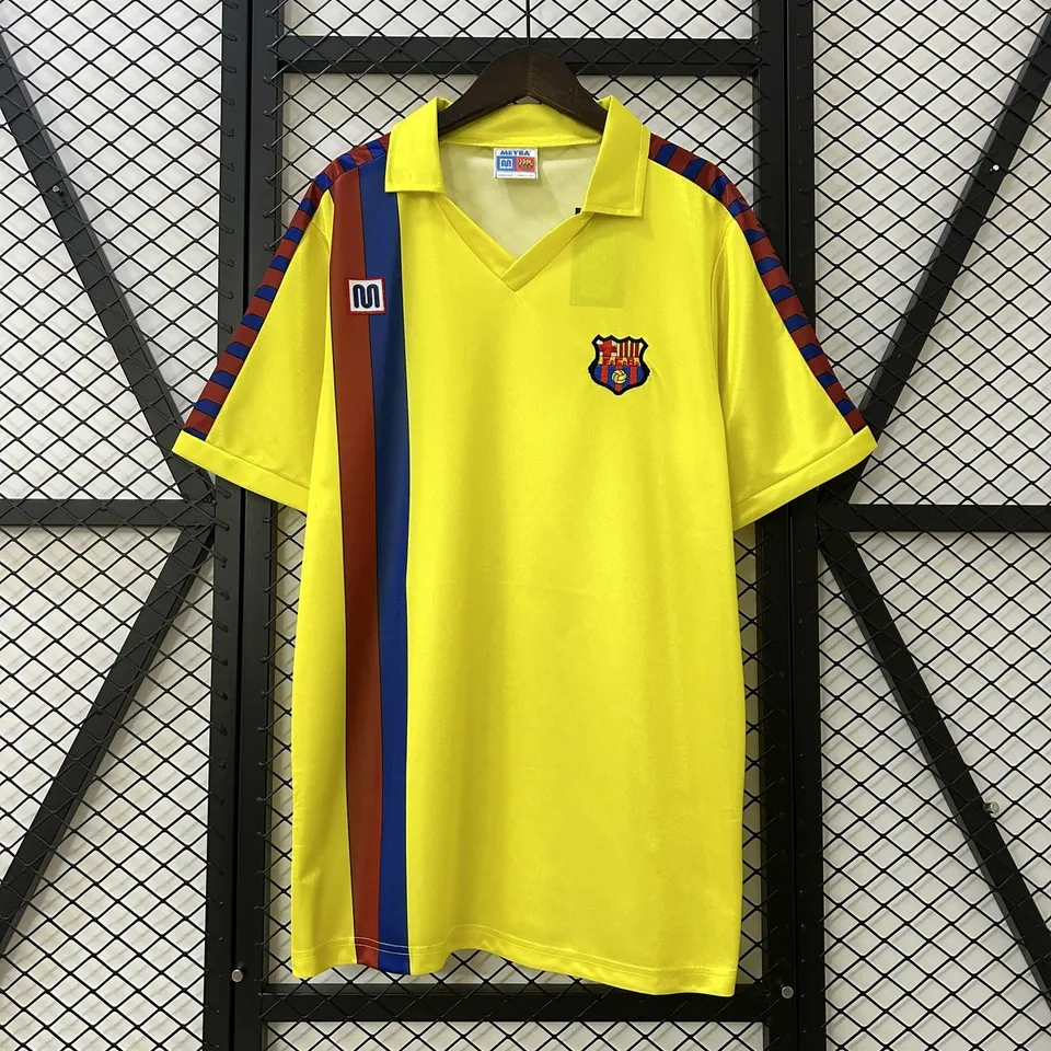 Maglia Barcellona Gialla Retro 1982/83 tifoso
