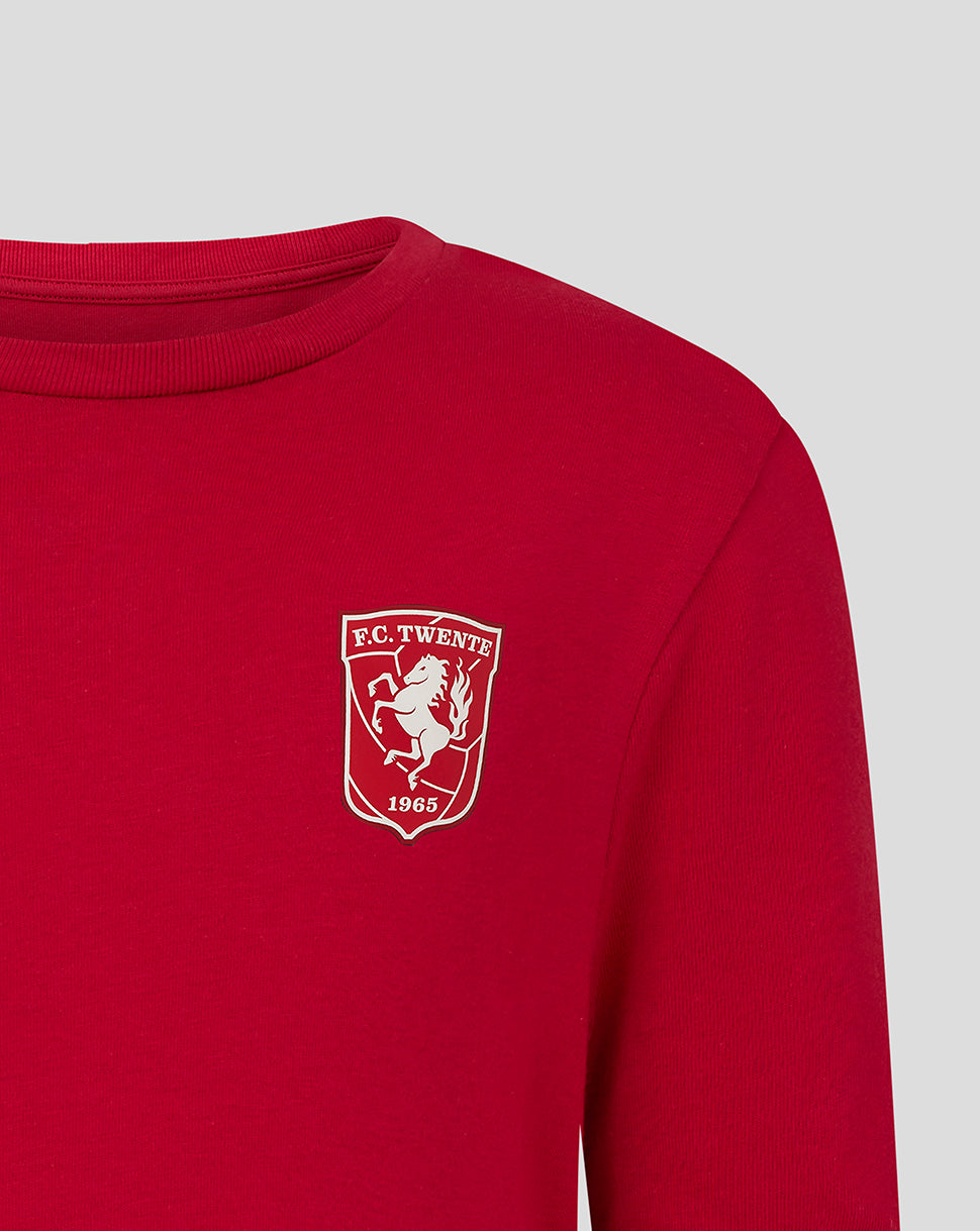 FC Twente Core Crest T-shirt rossa junior 25/26