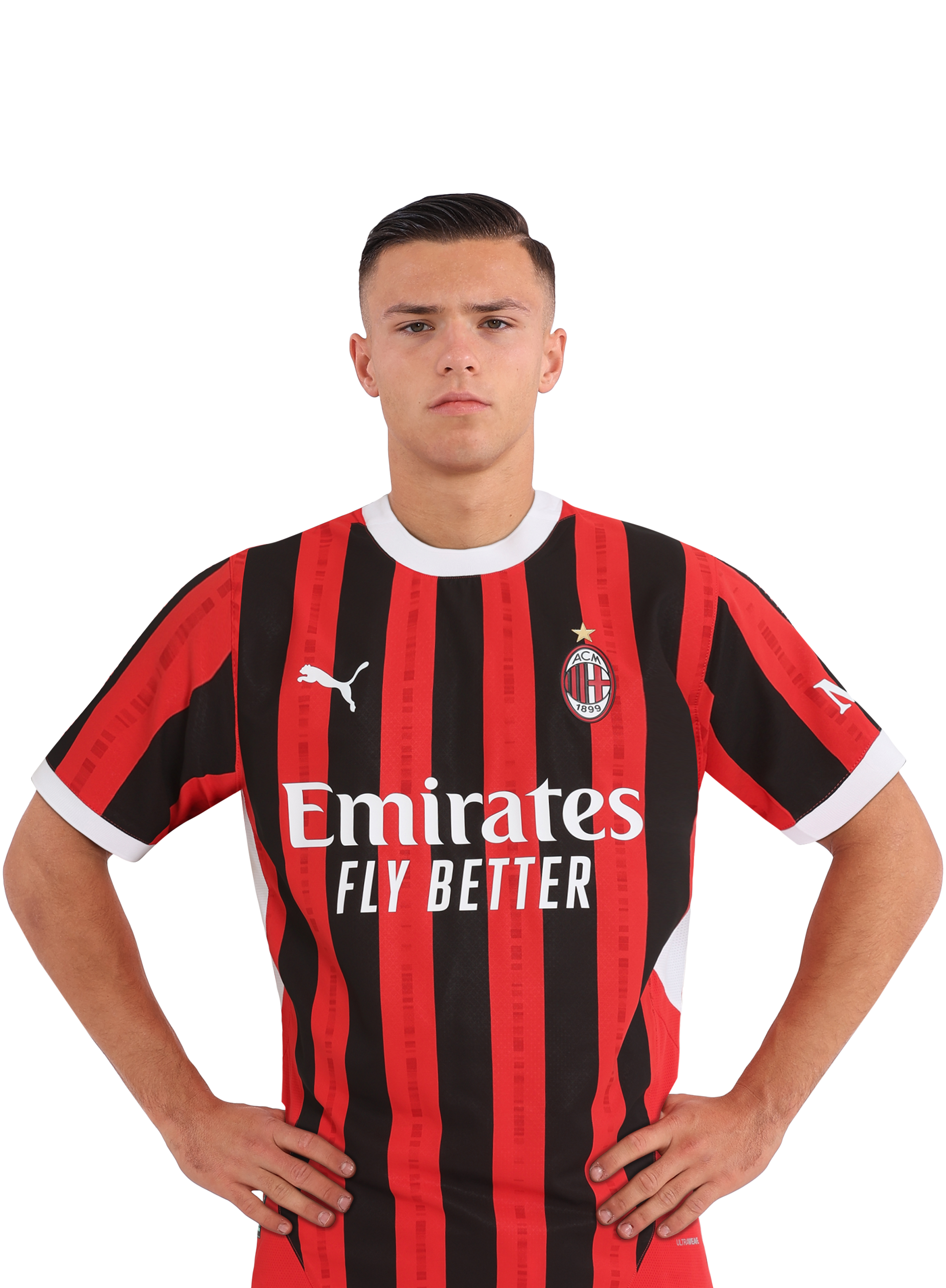 AC Milan Kit Gara Milan Simic 82 maglia difensore uomo