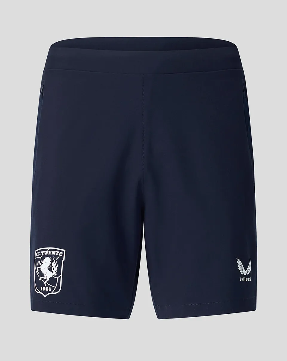 Twente Training 26/27 Short Uomo Blu Navy Con Tasche