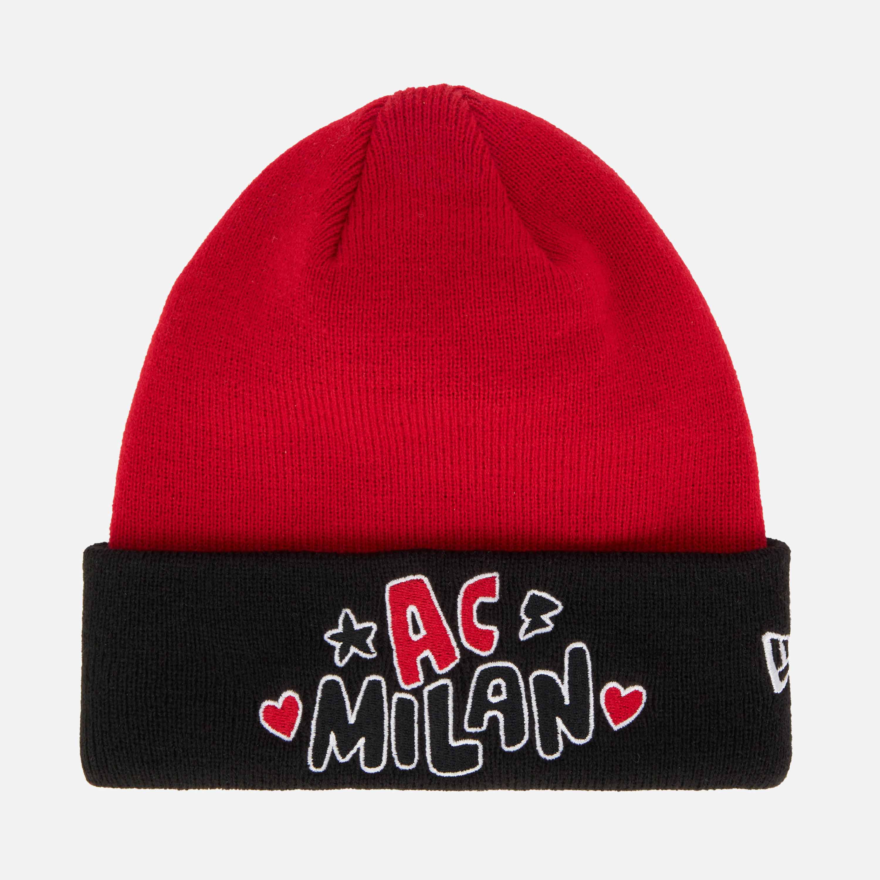 New Era AC Milan Berretto Bambino Scritta Acrilico