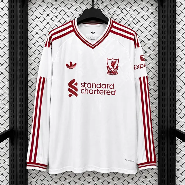 Tifoso Store Liverpool 2026/27 seconda maglia calcio bianca ML