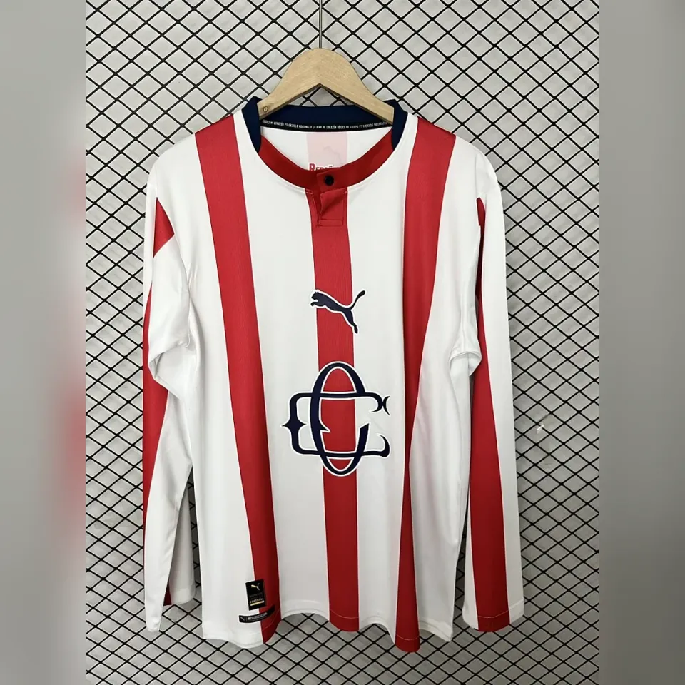 Chivas Monogramma 2026/27 maglia manica lunga strisce