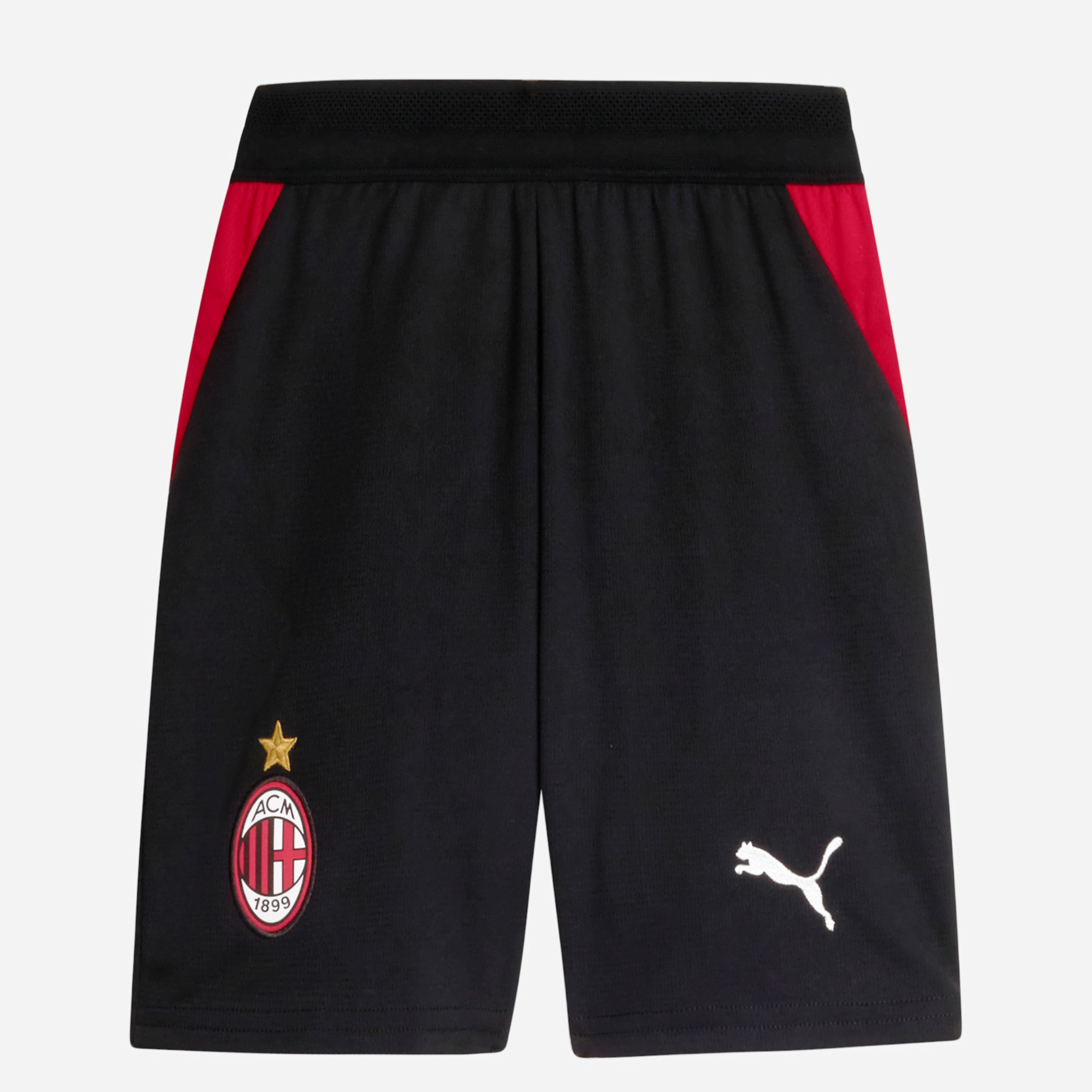 AC Milan Kit Gara Home 2026/27 pantaloncini neri bambino traspiranti