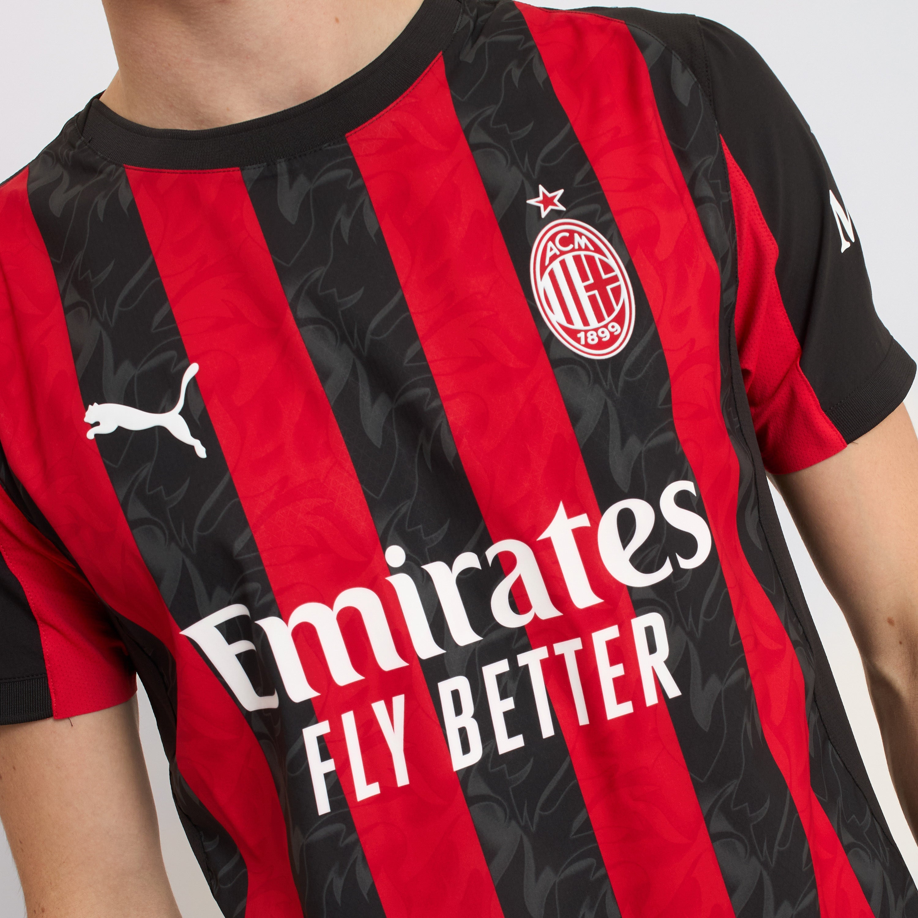 AC Milan Home Authentic 2025/26 maglia uomo rossonera