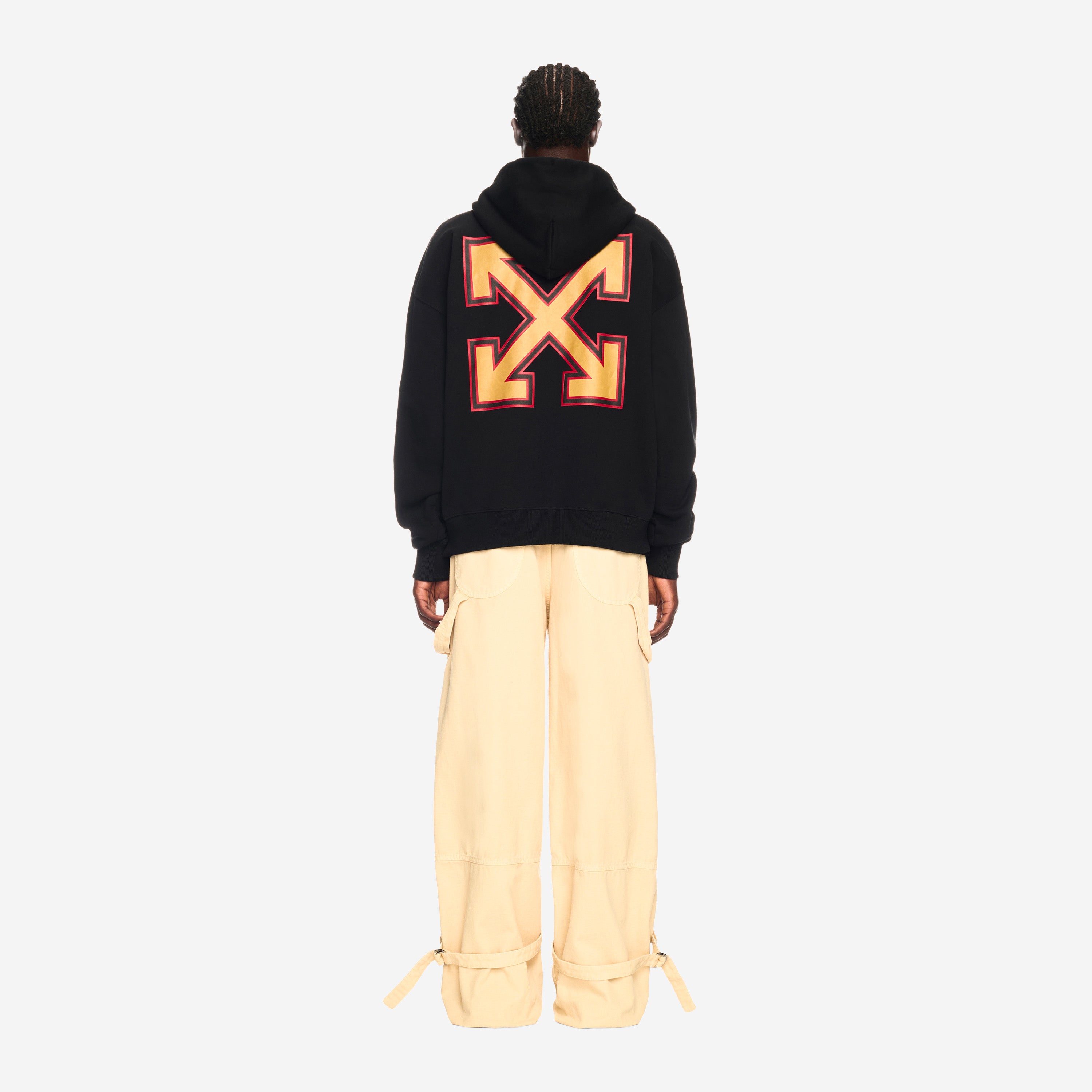 AC Milan x Off-White Arrow Felpa Cappuccio Cotone