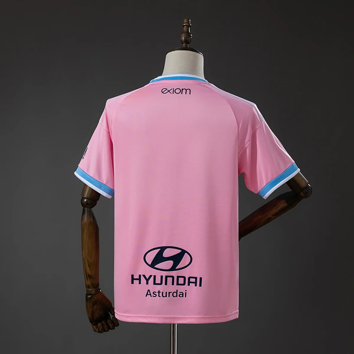 Real Oviedo Seconda Maglia 2026/27 maglia calcio rosa collo bianco