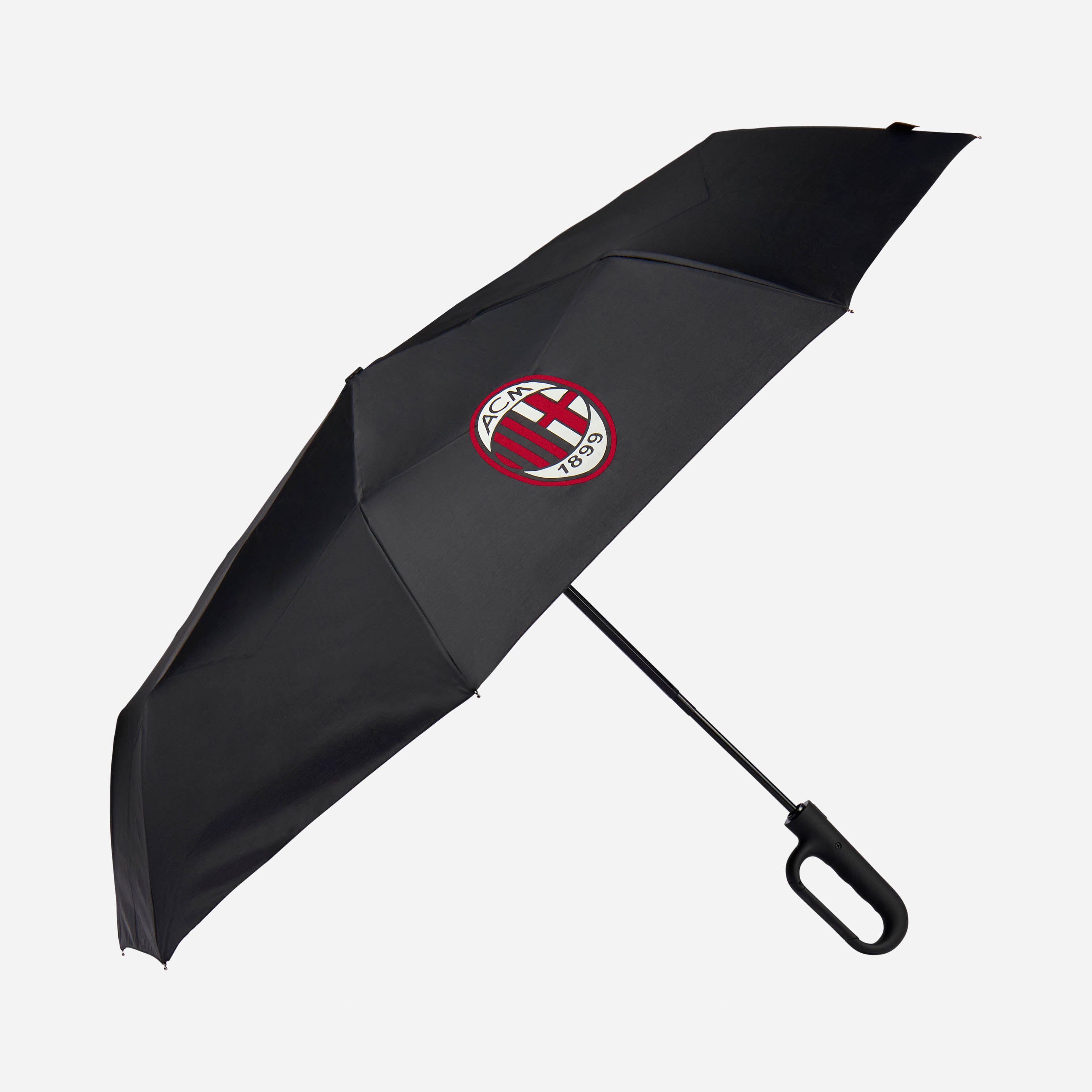 AC Milan Black Umbrella ombrello nero pieghevole
