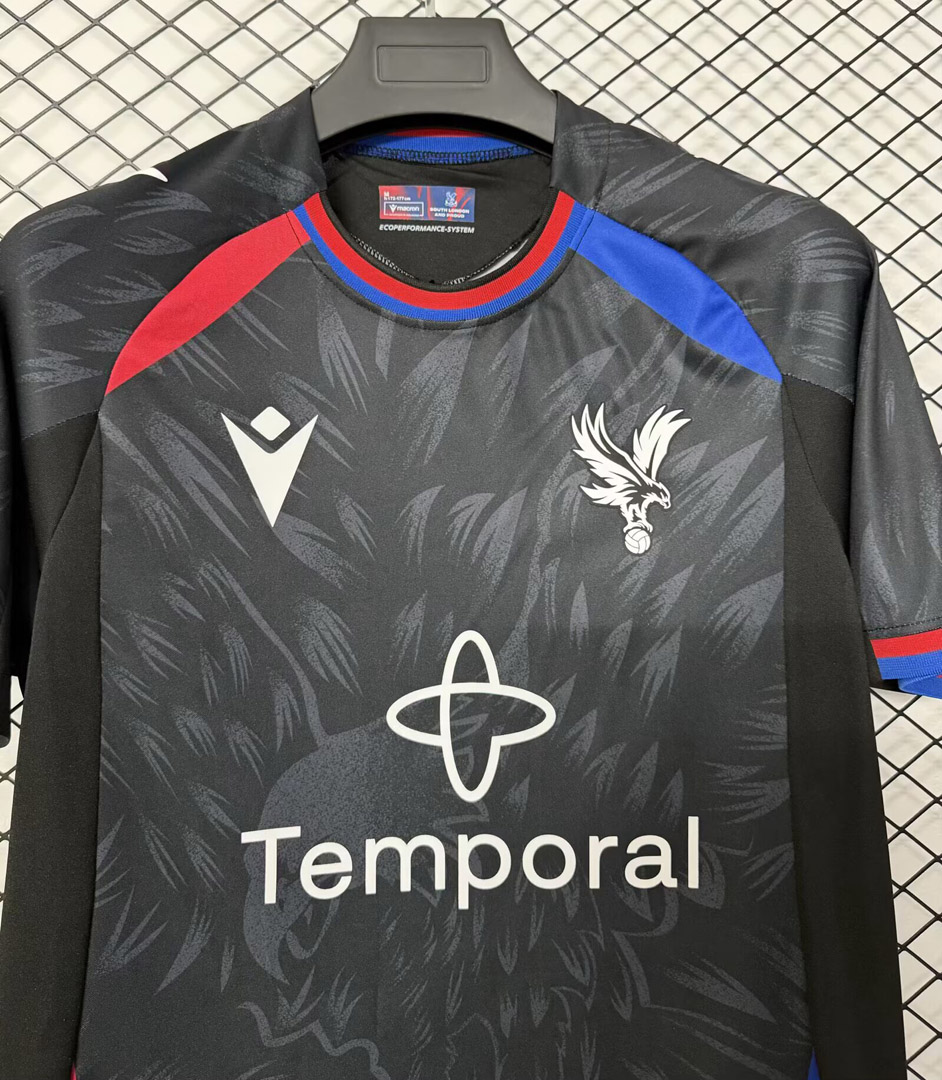 Crystal Palace 2026/27 maglia trasferta nera maniche corte
