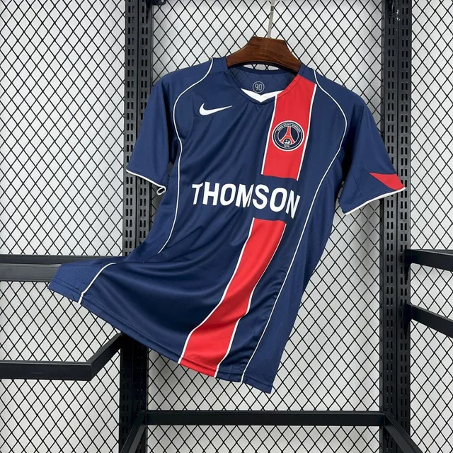 Maglia PSG 2004/05 Home blu striscia rossa S-XXL
