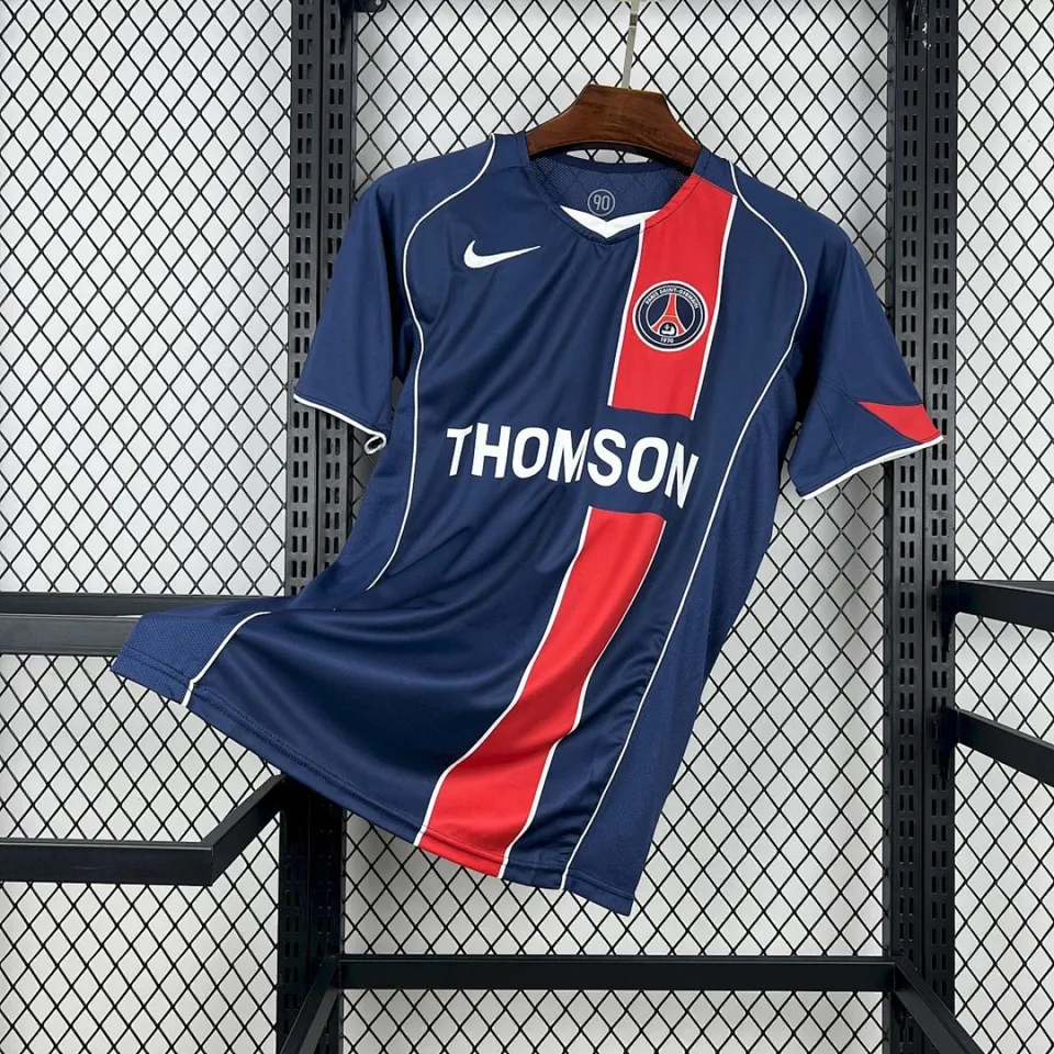 Maglia PSG 2004/05 Home blu striscia rossa S-XXL