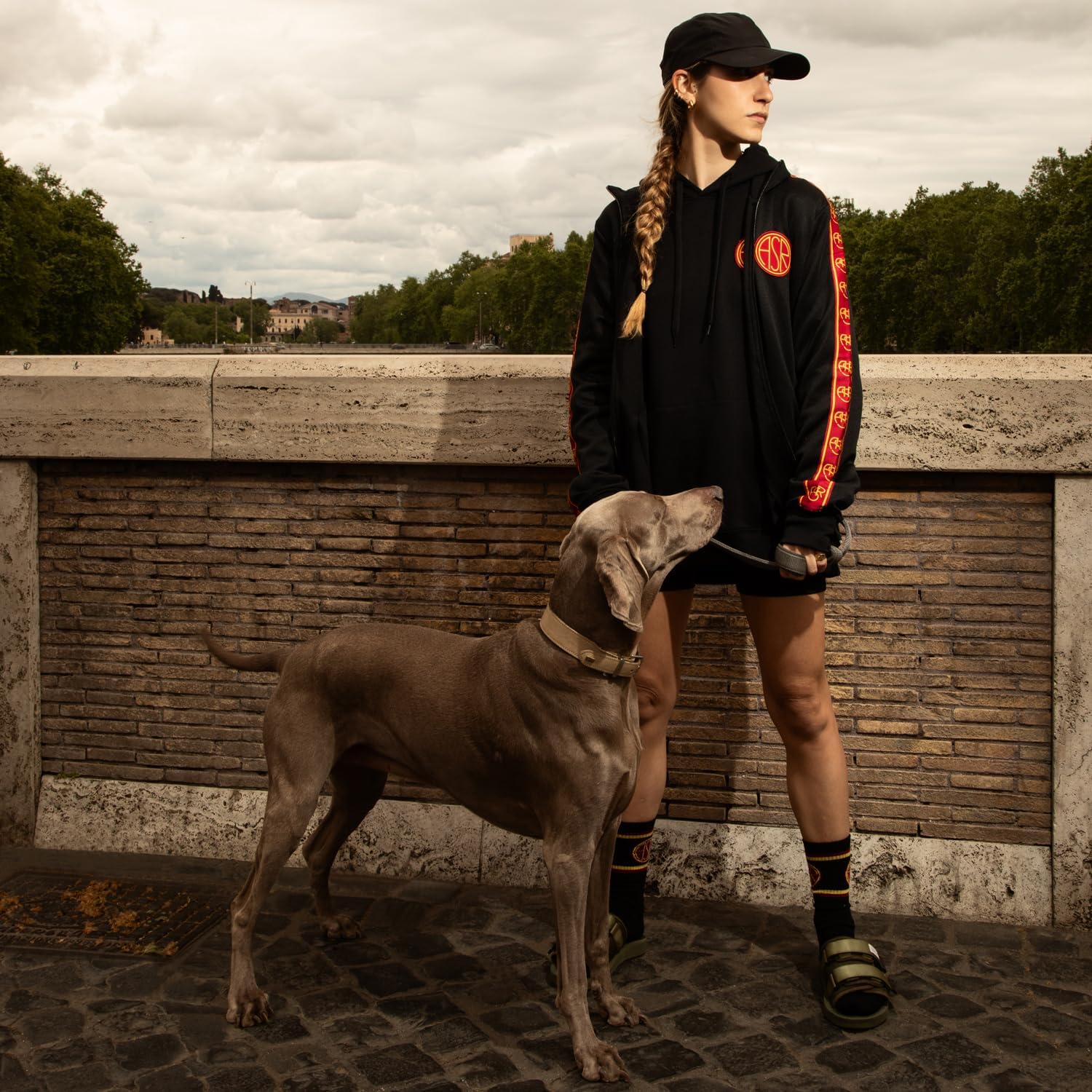 Roma Fanshop Abbigliamento calzini unisex adulto neri