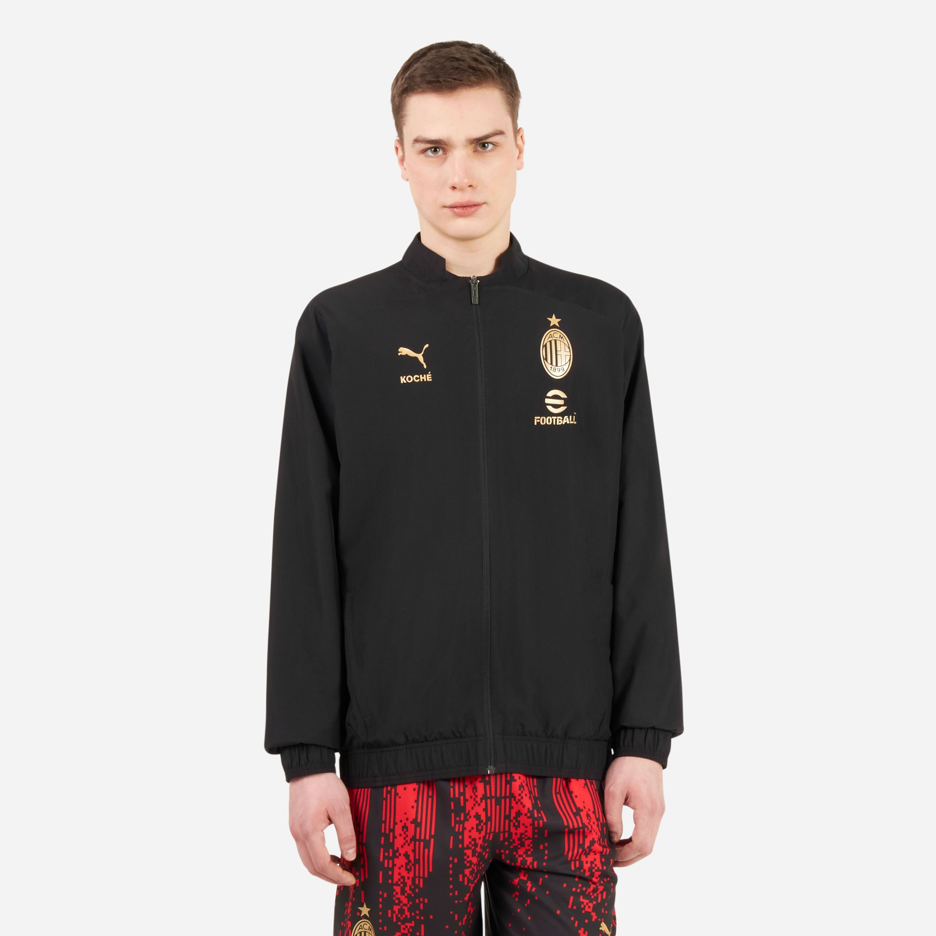 AC Milan Koché Prematch giacca zip uomo 2022/23