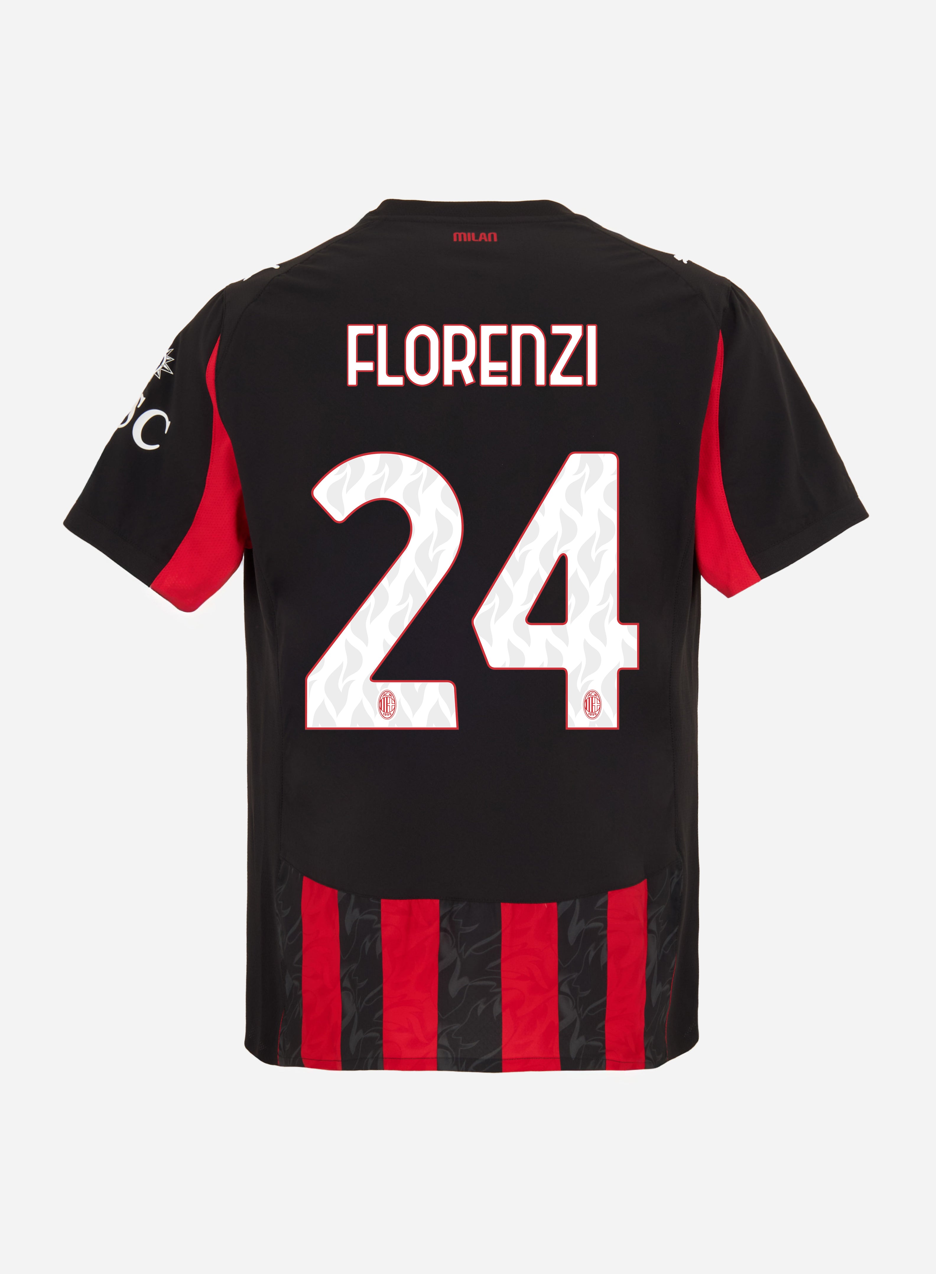 AC Milan Florenzi 24 Maglia Gara Uomo Kit Ufficiale