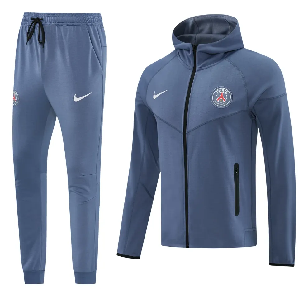 Tifoso Store PSG 2026/27 tuta grigio-blu cappuccio