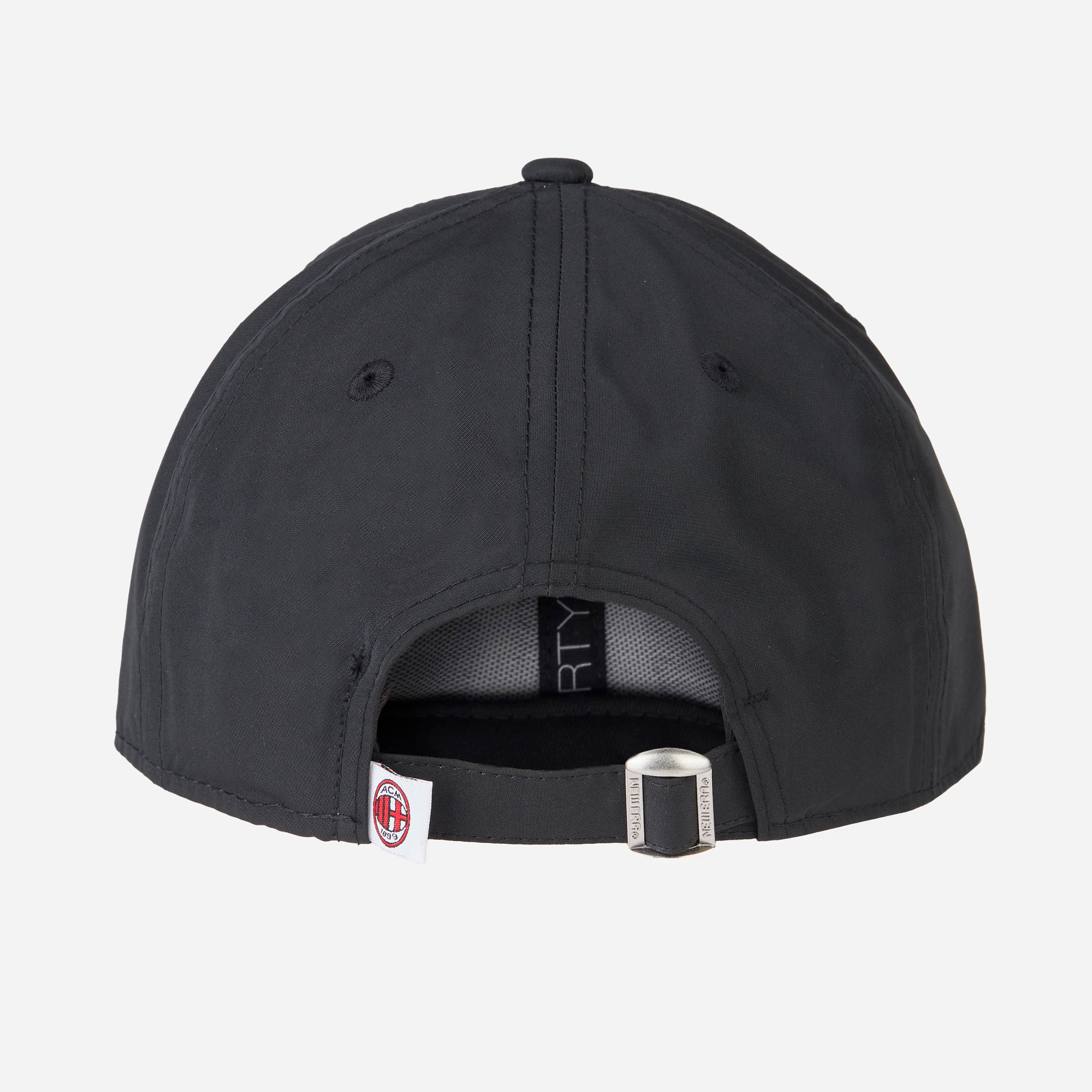 AC Milan 9FORTY New Era X Cap cappello nero ricamato