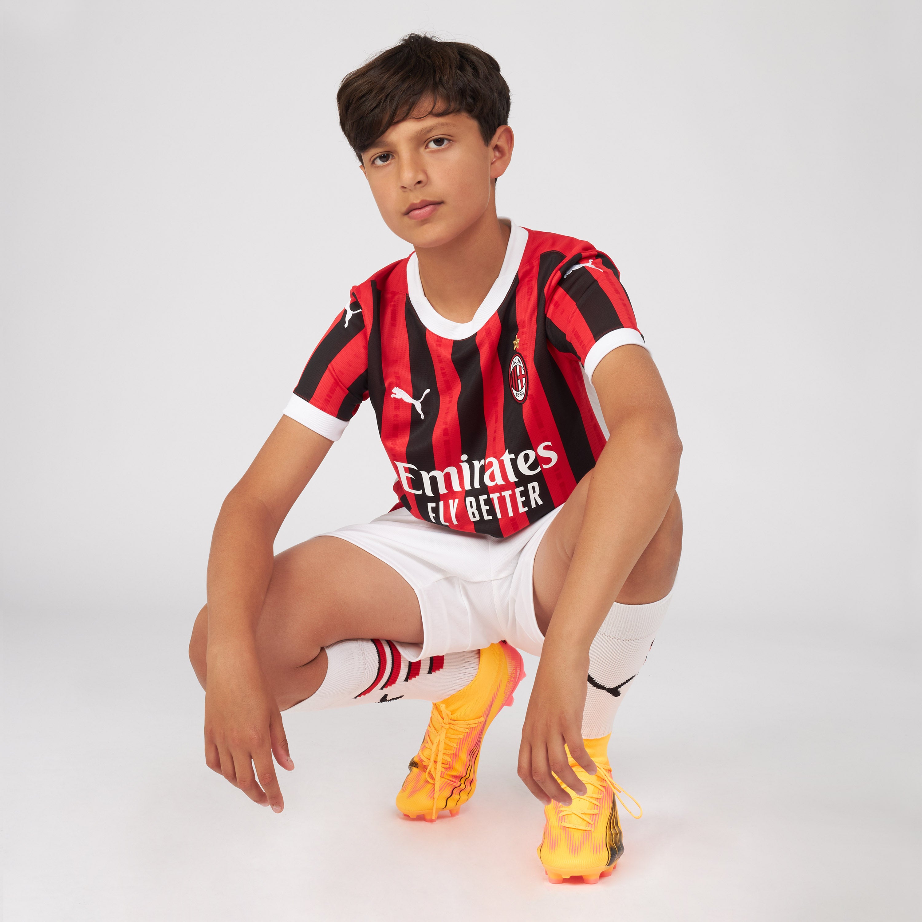 AC Milan Home 2024/25 maglia bambino rossonera