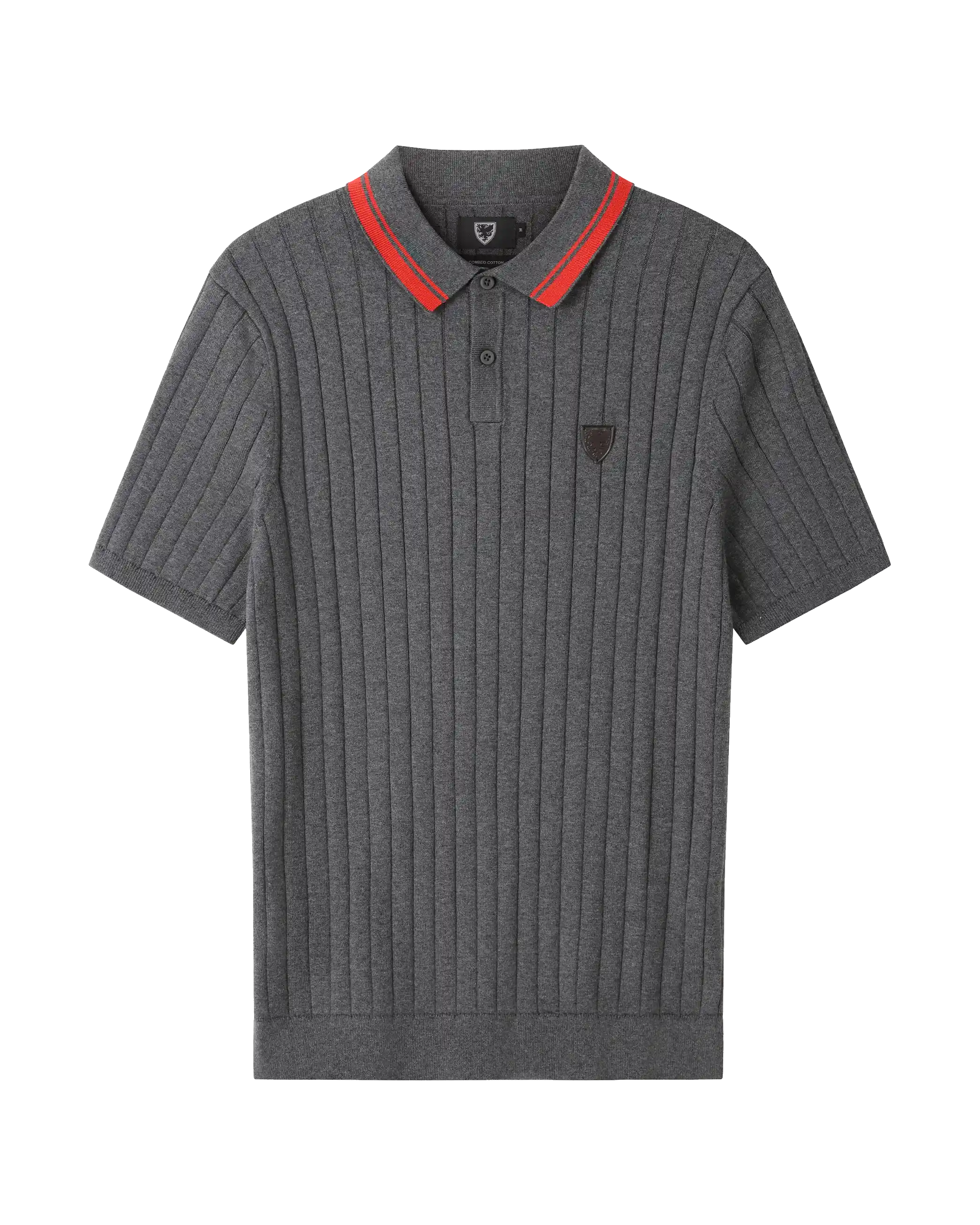 1876 polo in maglia charcoal fanwear Wales