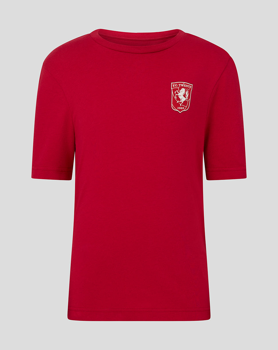 FC Twente Core Crest T-shirt rossa junior 25/26