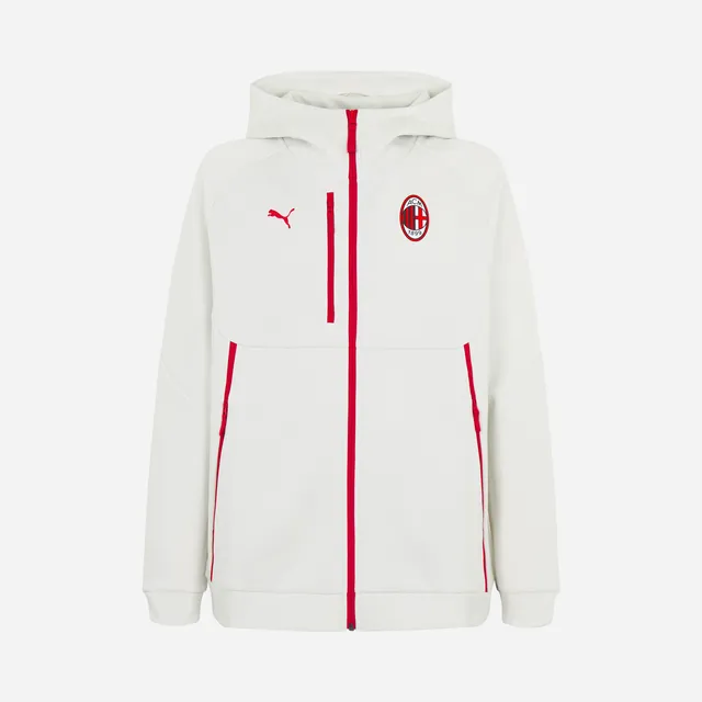 AC Milan Pumatech 2026/27 giacca bianca cappuccio