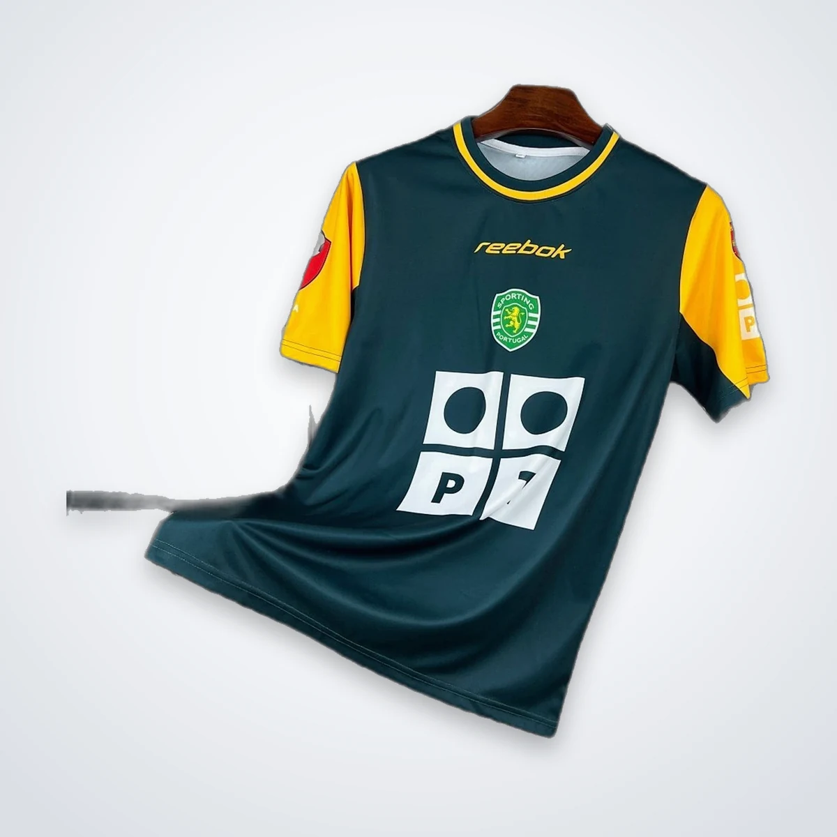 Sporting CP 2002/03 maglia retro verde bianca taglie S-XXL