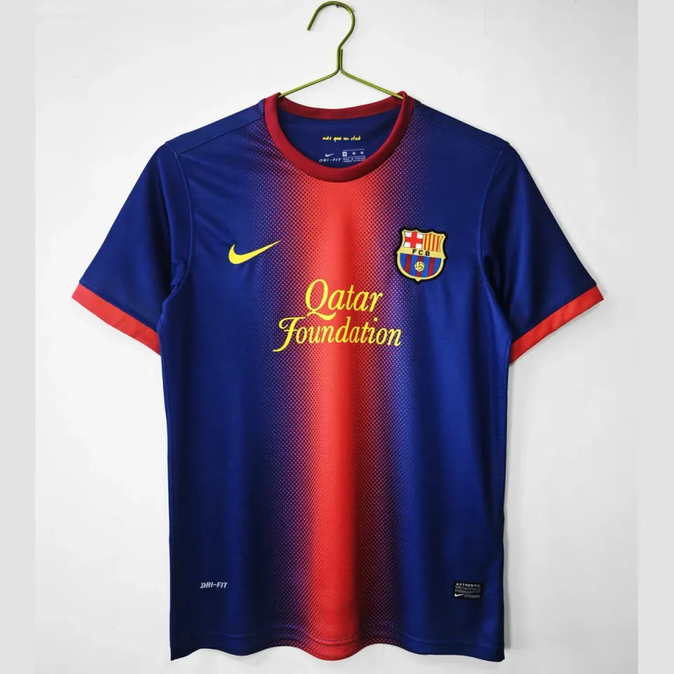 Tifoso Store Barcellona Retro 2012/13 maglia calcio blu fascia