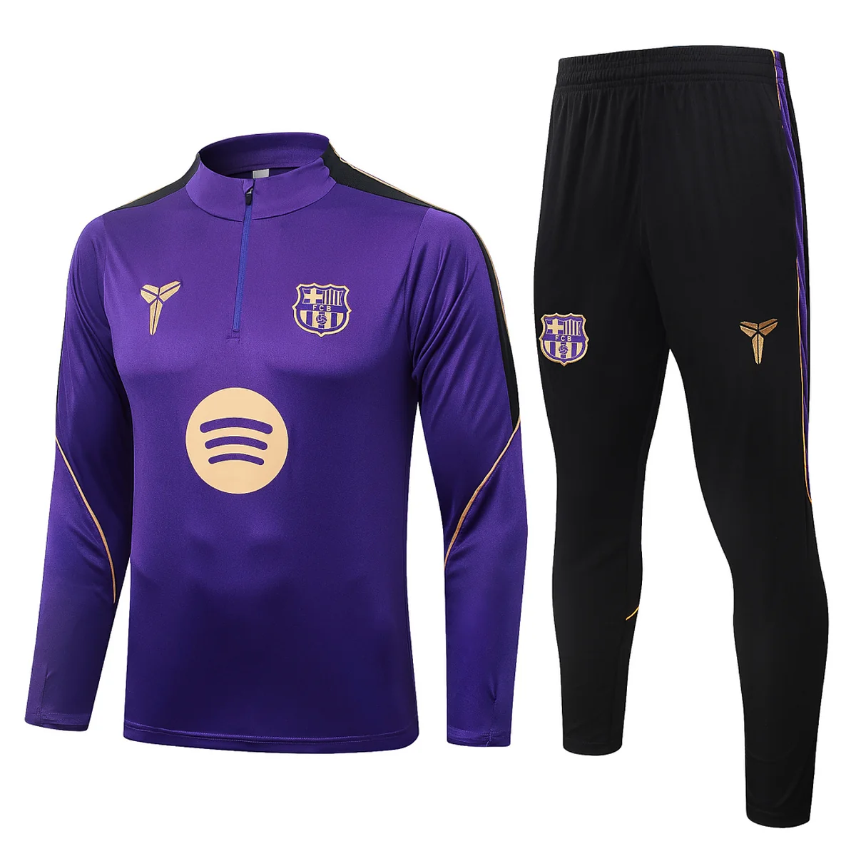 Tifoso Store Tute Sportive Barcellona 2026/27 tuta viola mezza zip
